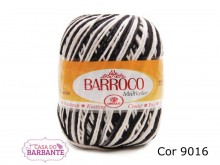 BARROCO MULTICOLOR 200G PRETO/BRANCO 9016
