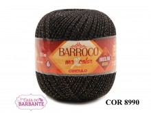 BARROCO MAXCOLOR BRILHO OURO 4/6 PRETO 8990