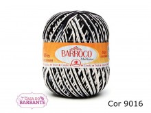 BARROCO MULTICOLOR 400g PRETO/BRANCO 9016